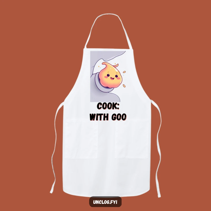 Funny Goo Blob Apron: Colorful Kitchen Fun, Perfect Humorous Gift