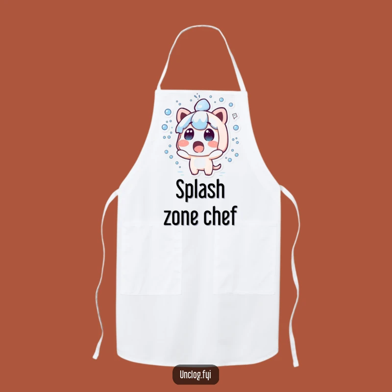 Funny Kawaii Water Apron - Hilarious Surprise Kitchen Gift