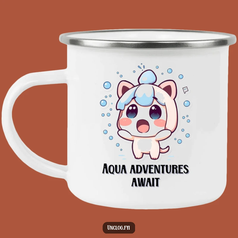 Funny Kawaii Splash Campfire Mug - Cozy & Hilarious Surprise Gift