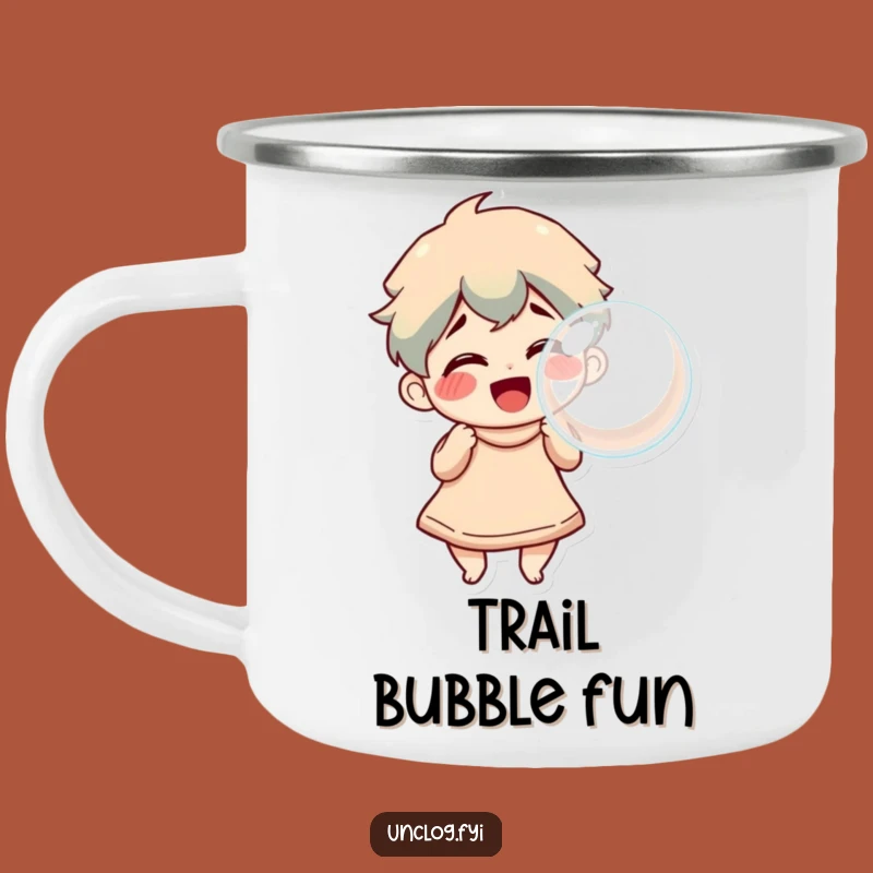 Funny Bubble Blower Camping Mug: Your Hilarious Companion for Cheerful Adventures