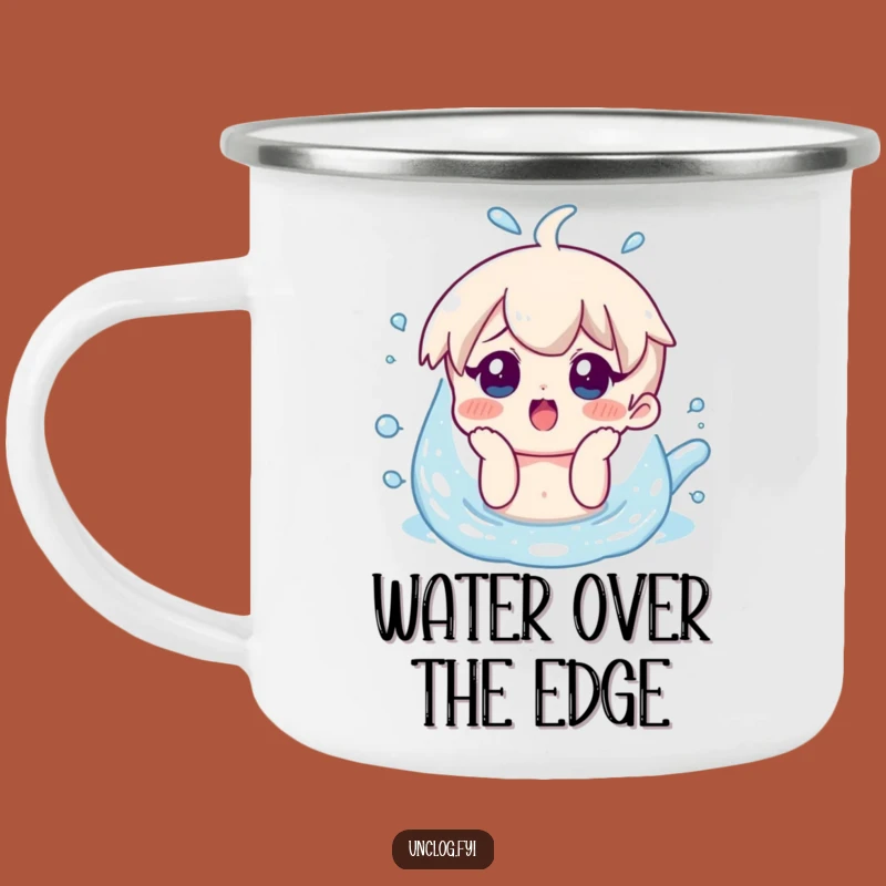 Funny Overflow Camping Mug - Durable & Amusing for Unexpected Adventures