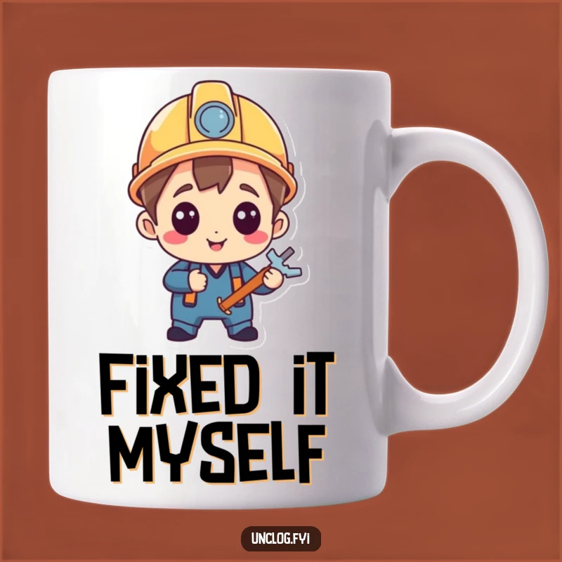 Funny Fixer Character Mug: A Hilarious Thank You Gift for Handy People