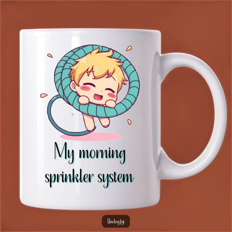 Funny Hosepipe Havoc Mug: Hilarious Character Tangled Gift for Gardeners