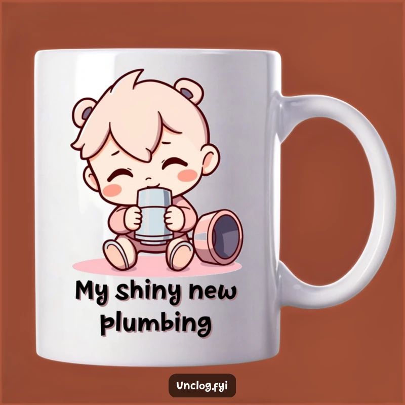 Funny Pipe Enthusiast Mug: A Hilarious Gift for the Handy Character