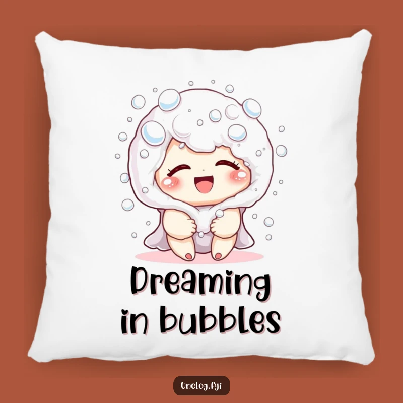 Funny Bubble Character Pillow - Cozy Giggle Cushion, Adorable Comfort, Perfect Funny Gift!
