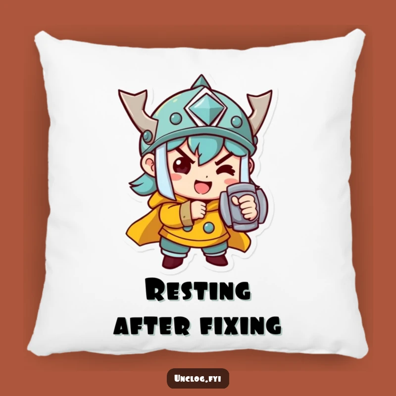 Funny Determined Bolt Tightener Pillow: Snuggle Up to Motivation with this Handy Pillow Gift