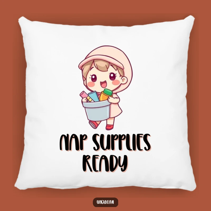 Funny Pillow - Kawaii Bucket Carrier: Comfy & Helpful Decor Gift