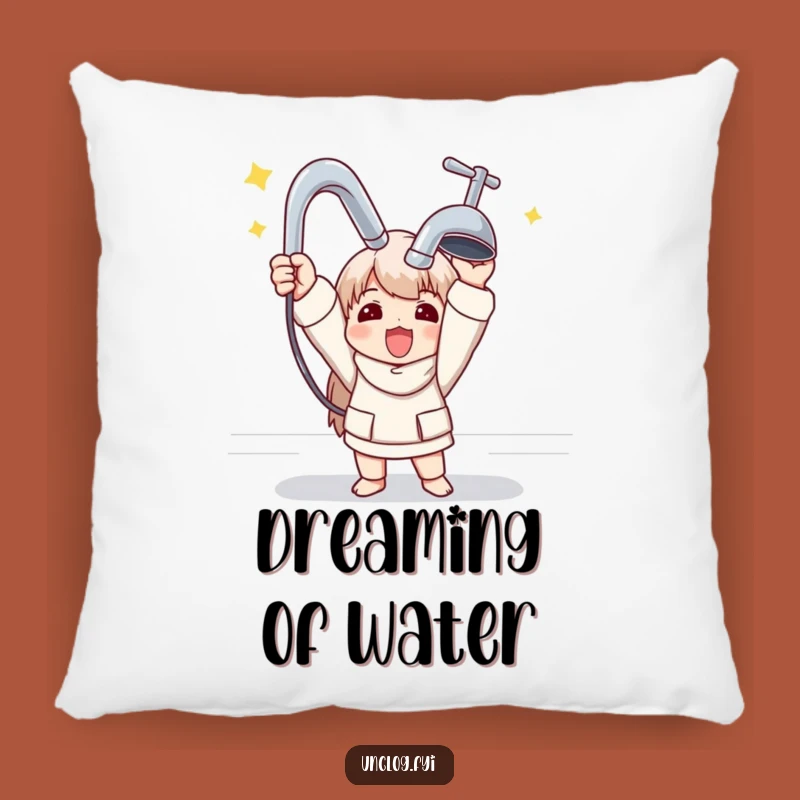 Funny Plumber Pillow: New Faucet Triumph, Comfy Celebration Decor