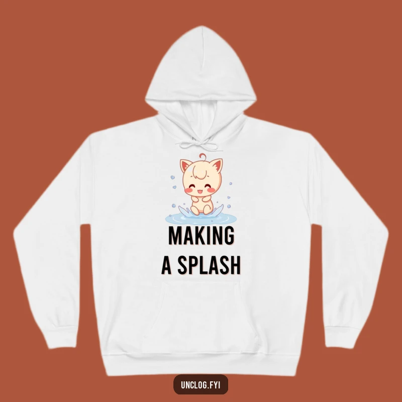 Funny Puddle Play Hoodie: Cozy Up with This Hilarious Splashy Design