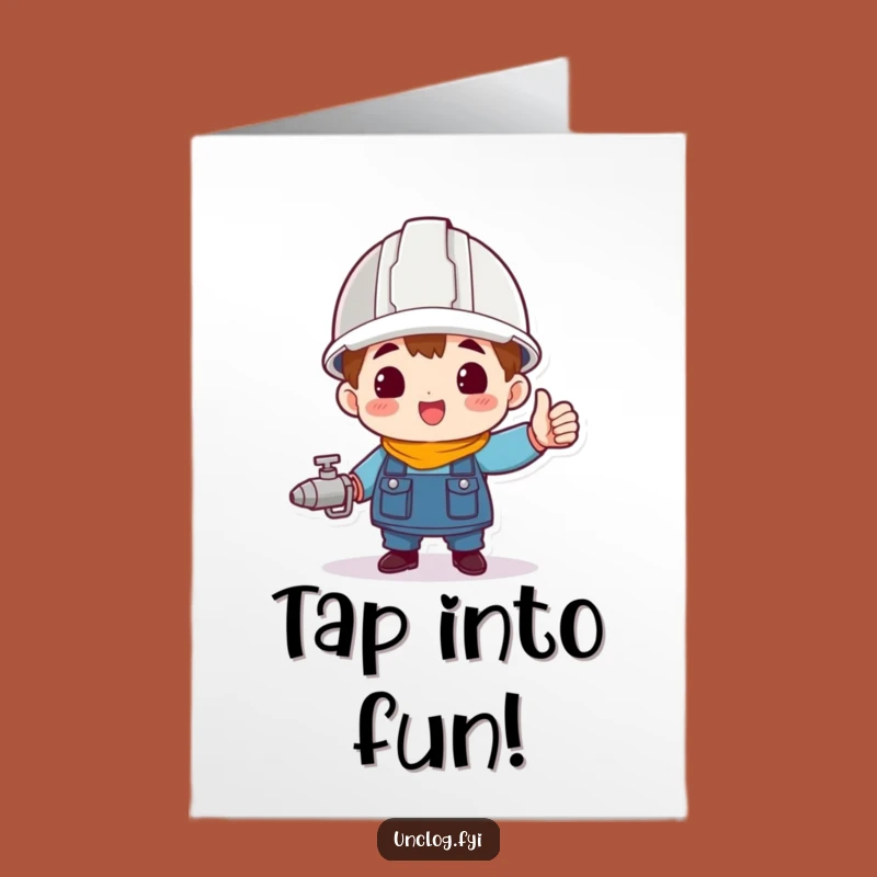 Free Printable Birthday Card: Triumphant Spigot Holder - A Funny Downloadable Gift!