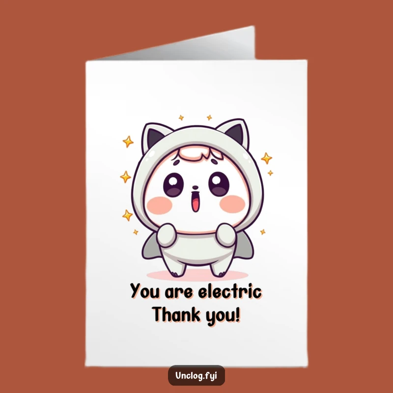 Free Printable Kawaii Surprise Thank You Card - Funny Downloadable Gift for Gratitude