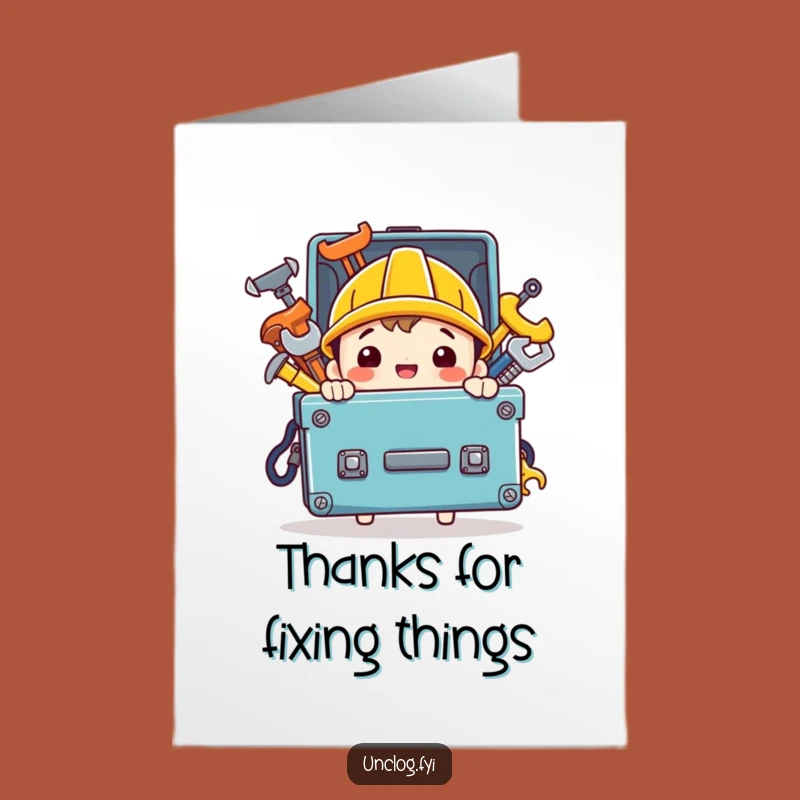 Free Printable Thank You Card: Handy Help Toolbox - DIY & Downloadable Gratitude!