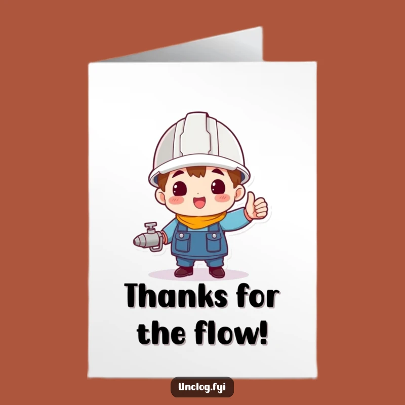 Free Printable Thank You Card: Spigot Hero's Thanks, A Funny Downloadable Note!
