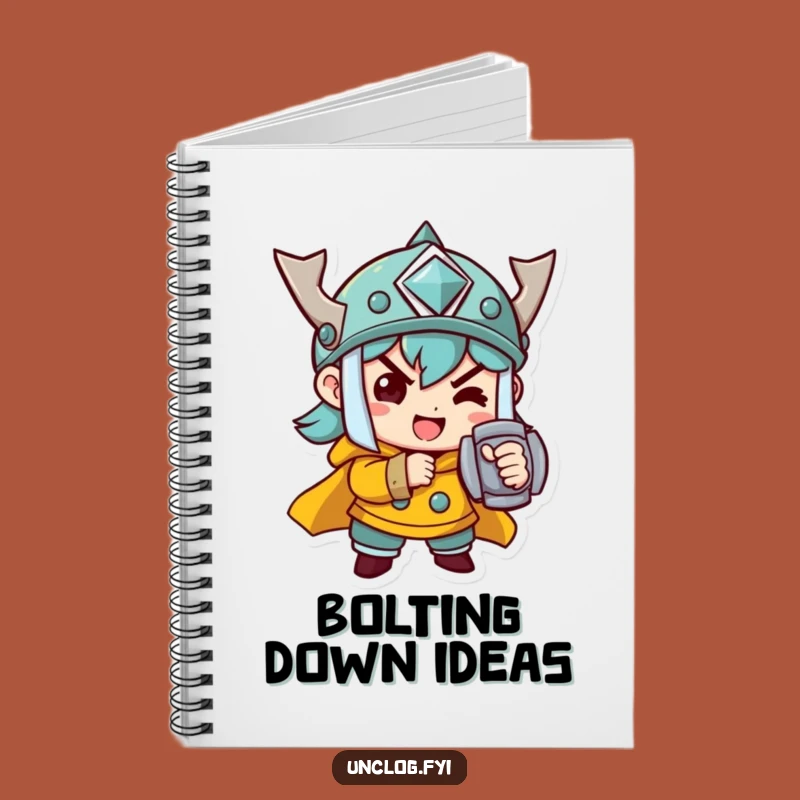 Funny Determined Bolt Tightener Notebook: Jot Down Focused Ideas with this Handy Notebook Gift