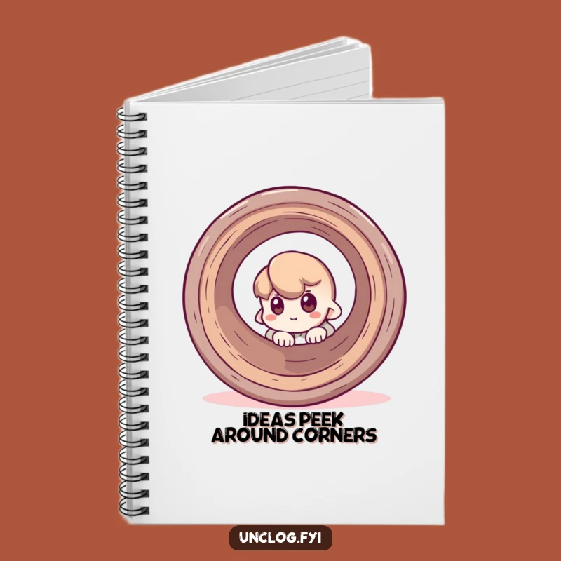 Funny Peeking Pipe Notebook: Jot Down Ideas with Curiosity and Humor!