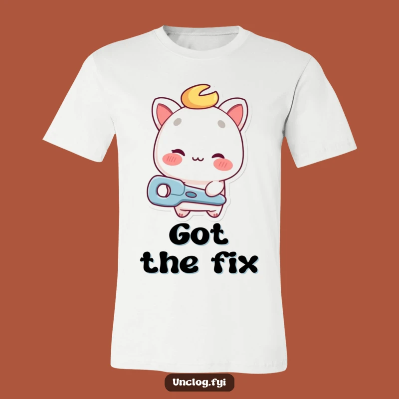 Funny Repair Guy Wink T-Shirt - Helpful Character Funny Gift Tee